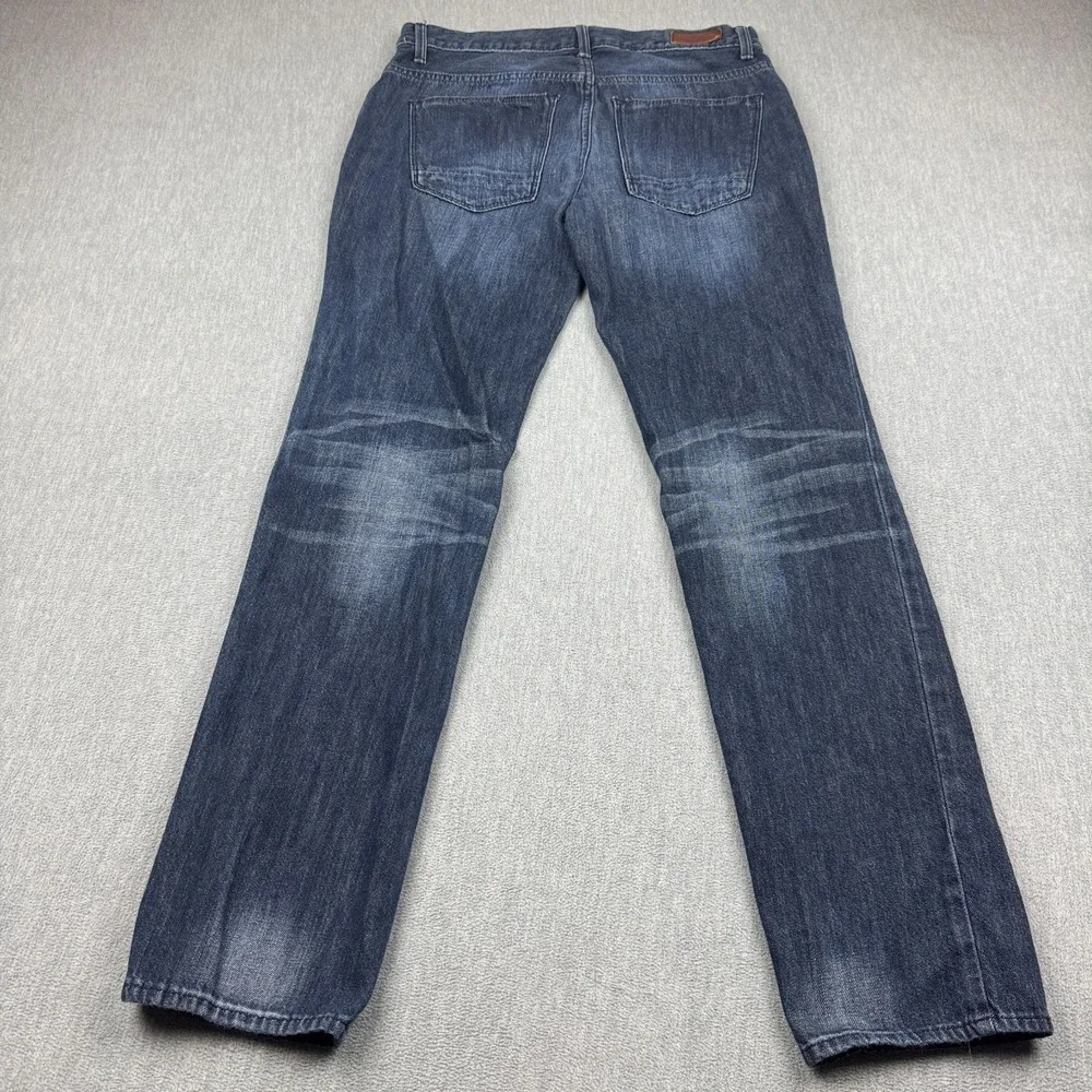 DKNY‎ Jeans Mens 32x32 Blue Denim Bleecker Straight Leg Dark Wash Casual Classic